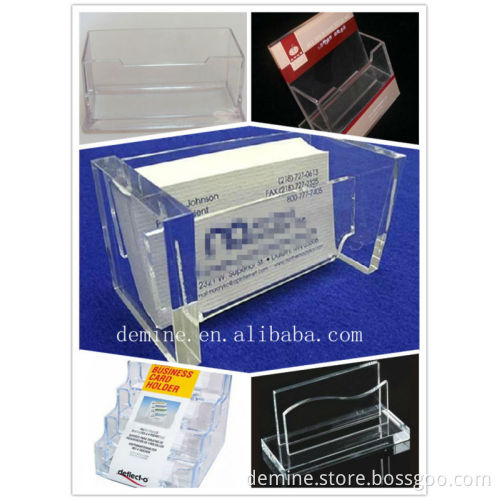 high qualitu acrylic business card holder